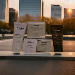 Luxurious Lather Gift Set 5 Piece Vegan Nothing Harmful Great Product.